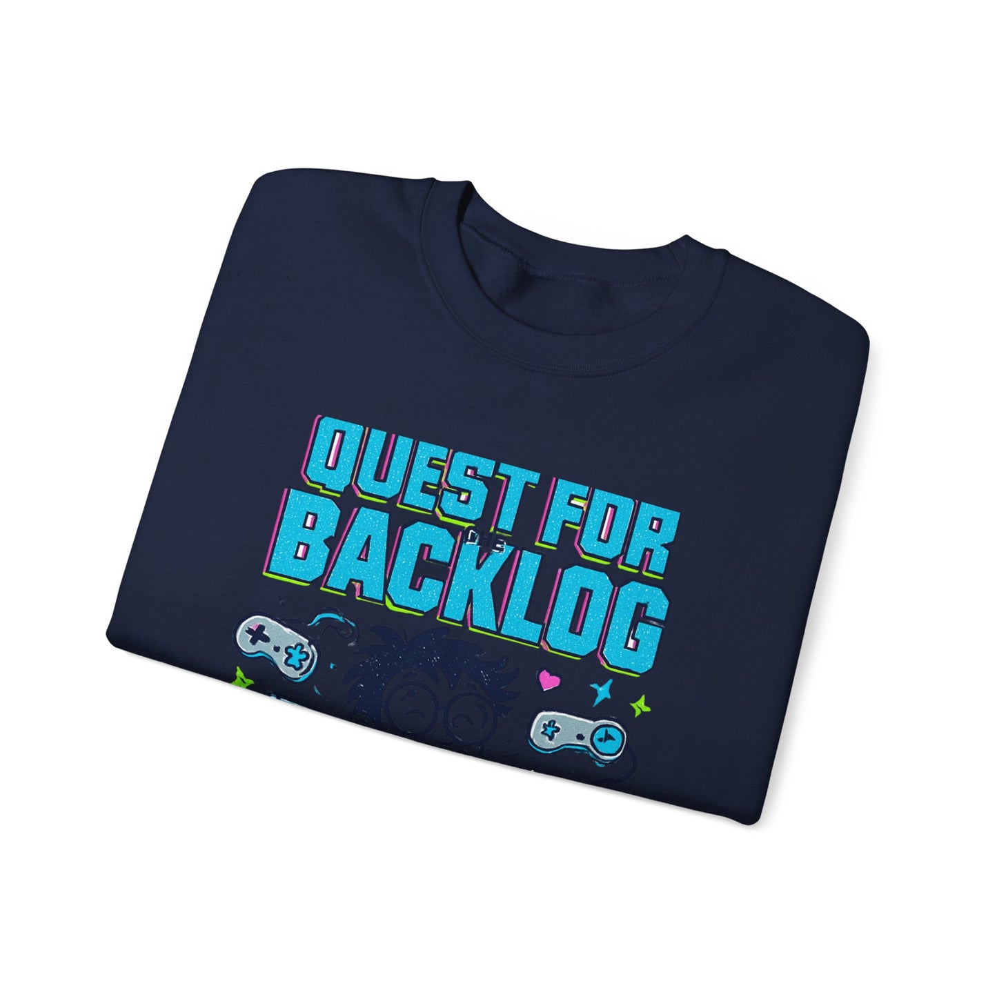 Backlog Crewneck Sweatshirt - Gamer Crewneck on model 6