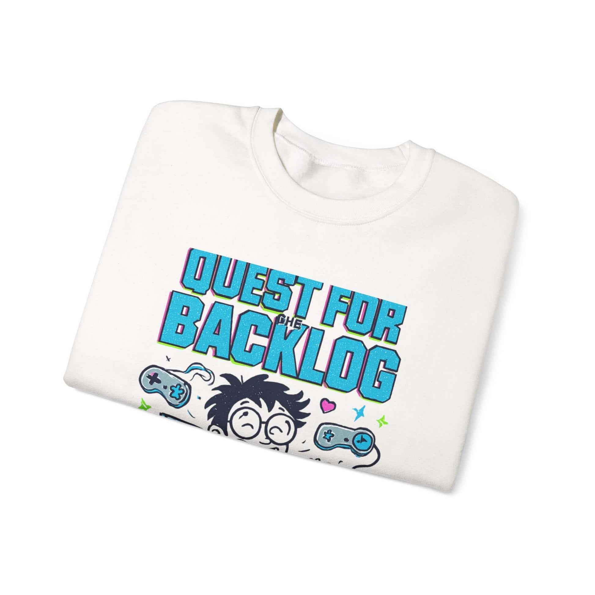 Backlog Crewneck Sweatshirt - Gamer Crewneck on model 1