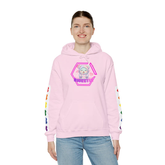 Soft Girl Hoodie Girl wearing Cute Pastel Bear Hoodie – soft girl aesthetic look
