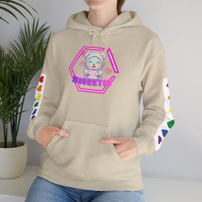  Soft Girl Hoodie Cute Pastel Bear Sweetie Hoodie front view – soft girl kawaii style