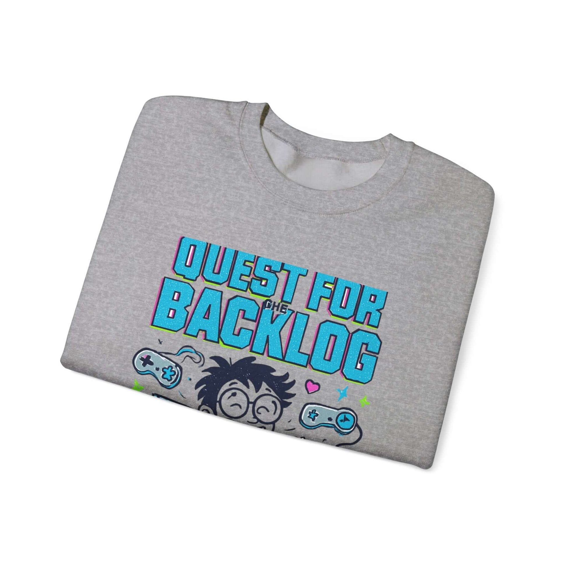 Backlog Crewneck Sweatshirt - Gamer Crewneck on model 5