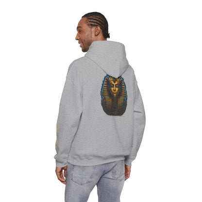 “Black unisex hoodie featuring the Eye of Horus symbol, inspired by ancient Egyptian mythology. Premium streetwear design combining urban fashion and mystical symbolism. Perfect for men and women seeking unique myth-inspired style. Trendy 2025 hoodie for fashion enthusiasts in USA, Europe, and worldwide.”