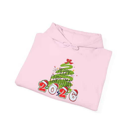 ✔️ Merry Christmas 2026 women’s Christmas hoodie cozy winter sweatshirt
