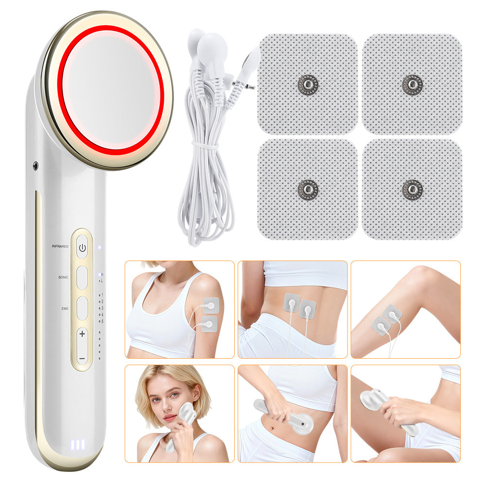 EMS Body Sculpting Device with rechargeable battery, easy-to-use portable design, perfect for home fitness, quick fat burning, and body toning on the go