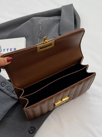 Quilted Flap Chain Shoulder Bag Quilted Flap Chain Shoulder Bag - JOJO Fashion