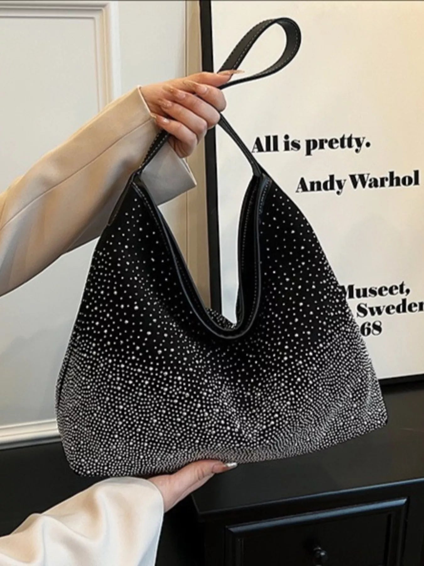 Rhinestone Tote Bag Rhinestone Tote Bag - JOJO Fashion