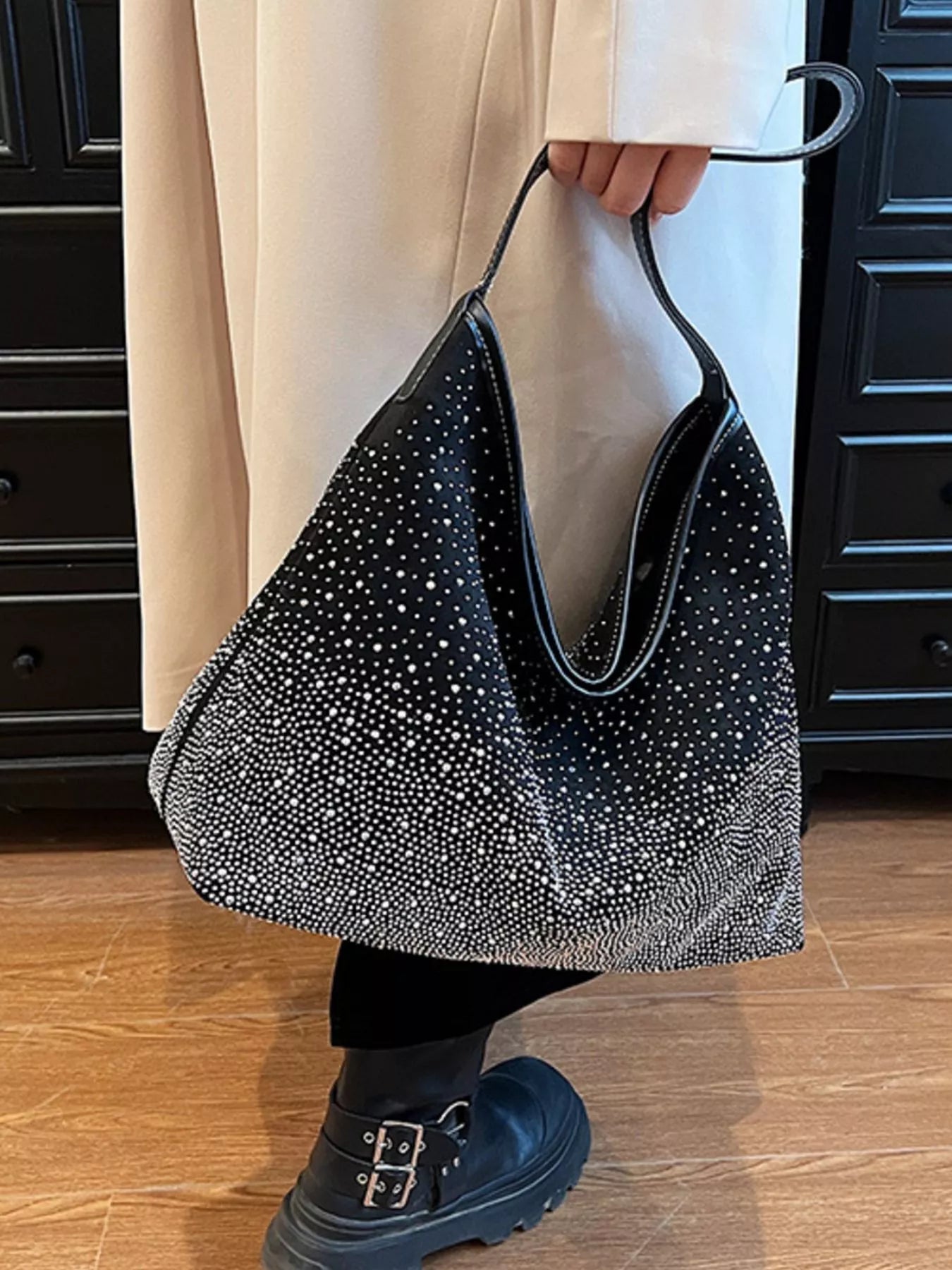 Rhinestone Tote Bag Rhinestone Tote Bag - JOJO Fashion