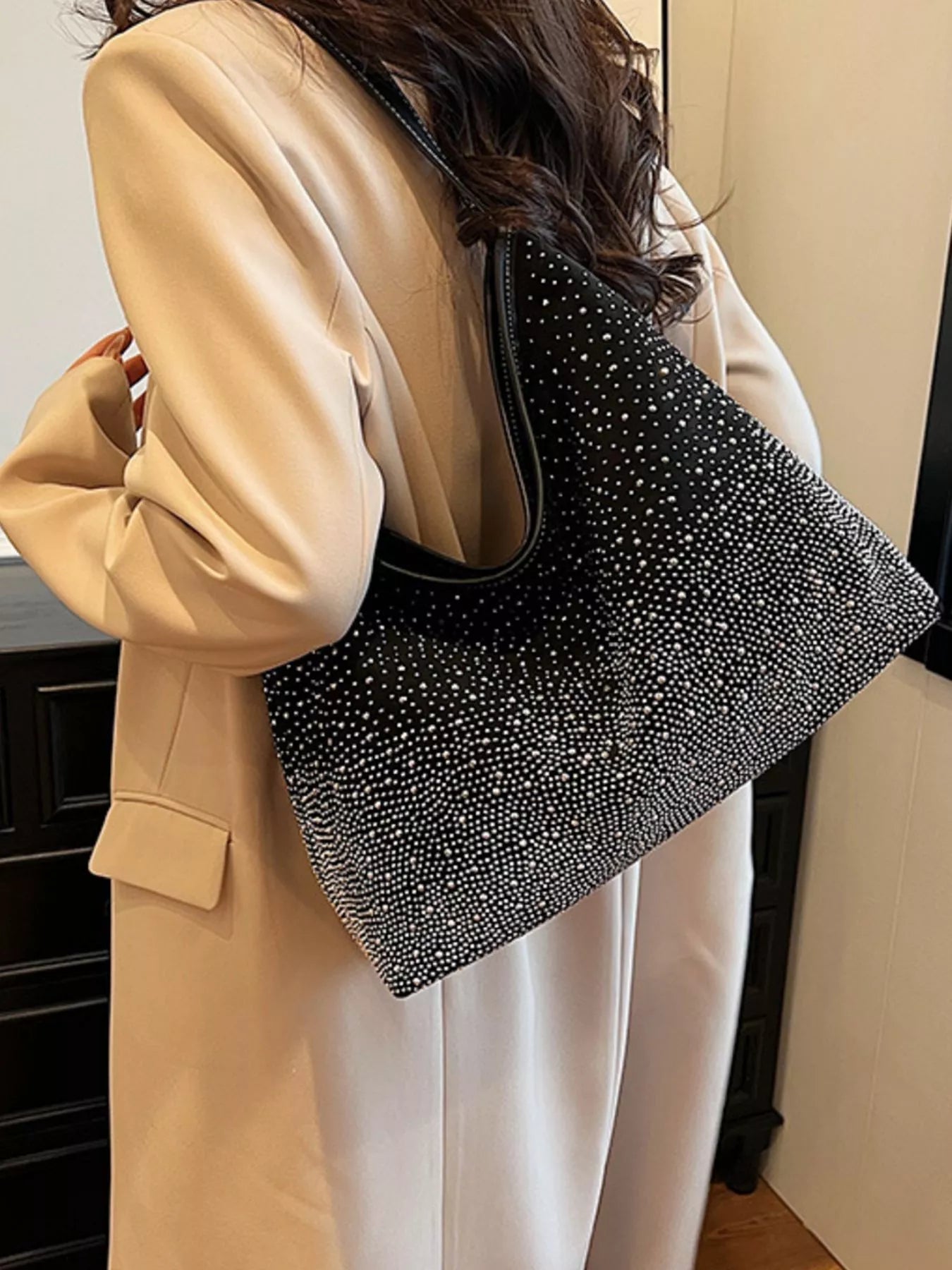 Rhinestone Tote Bag Rhinestone Tote Bag - JOJO Fashion