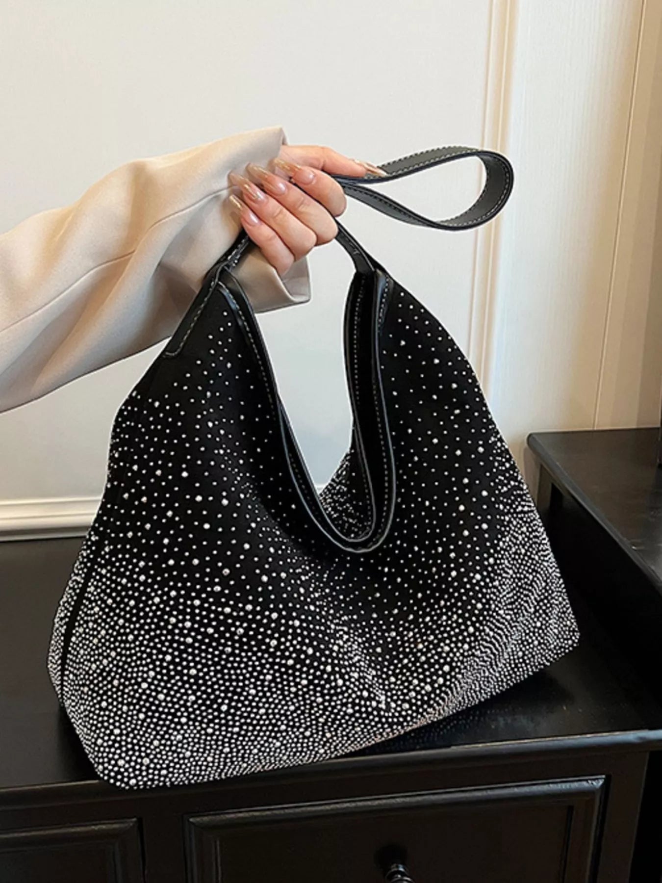 Rhinestone Tote Bag Rhinestone Tote Bag - JOJO Fashion