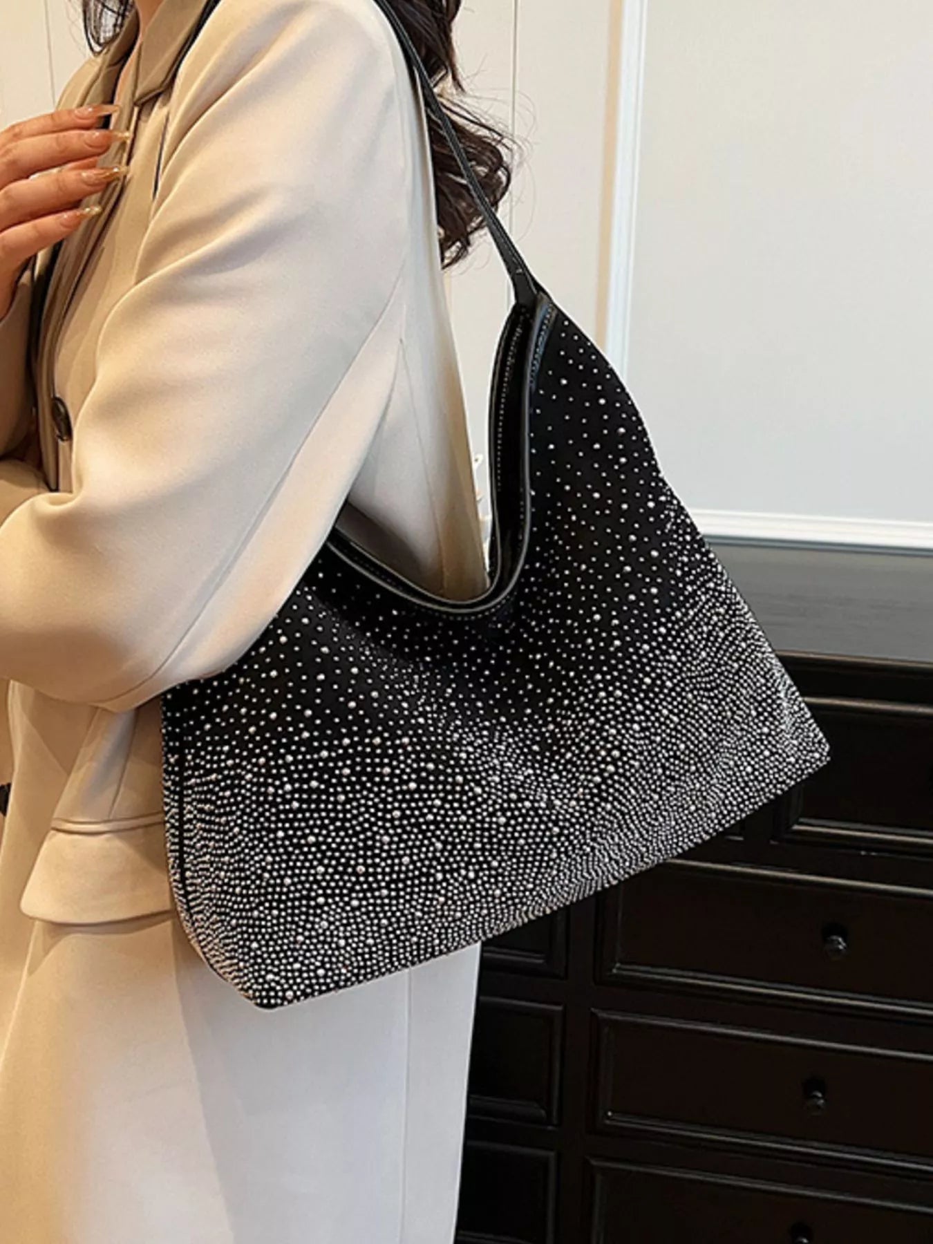 Rhinestone Tote Bag Rhinestone Tote Bag - JOJO Fashion