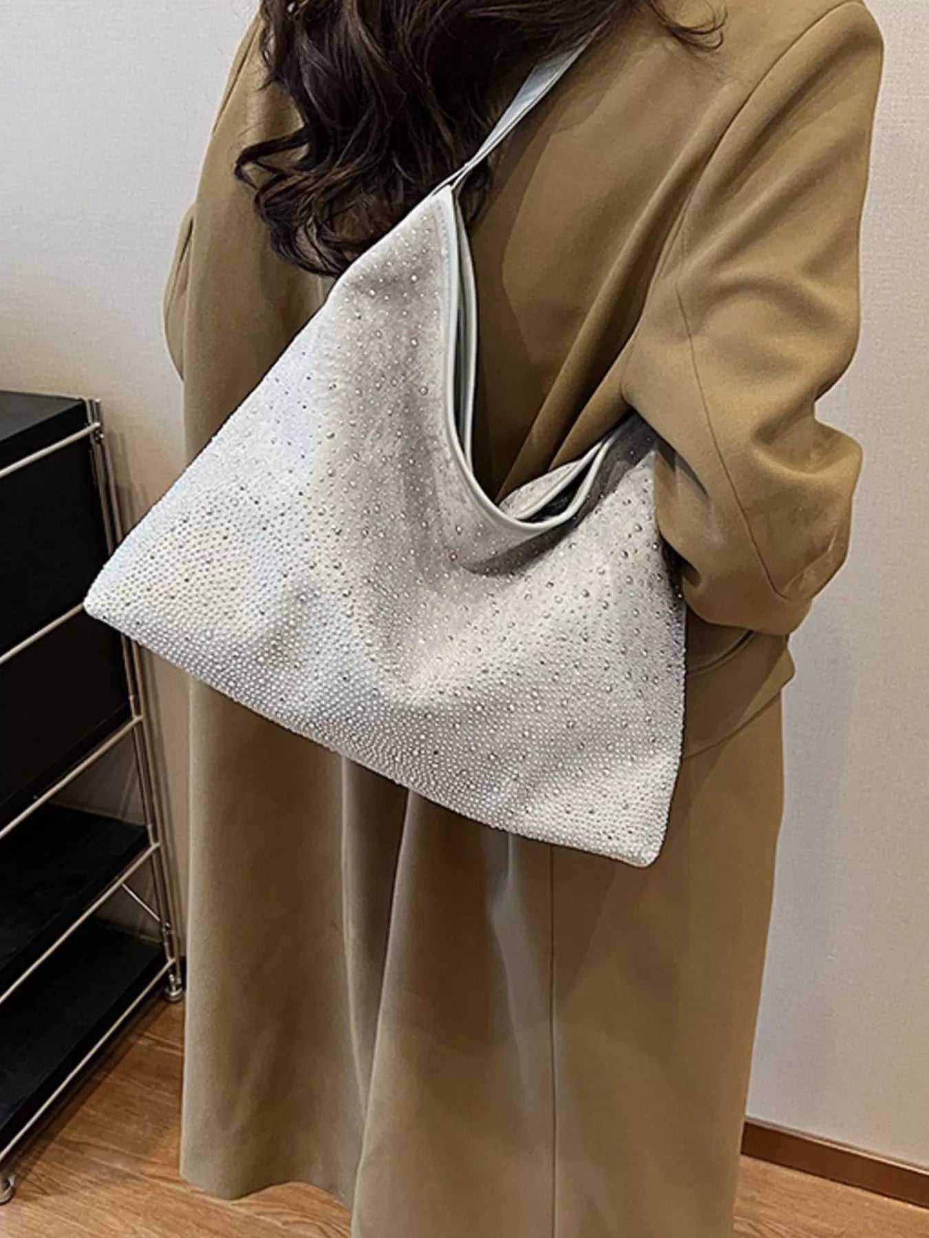 Rhinestone Tote Bag Rhinestone Tote Bag - JOJO Fashion