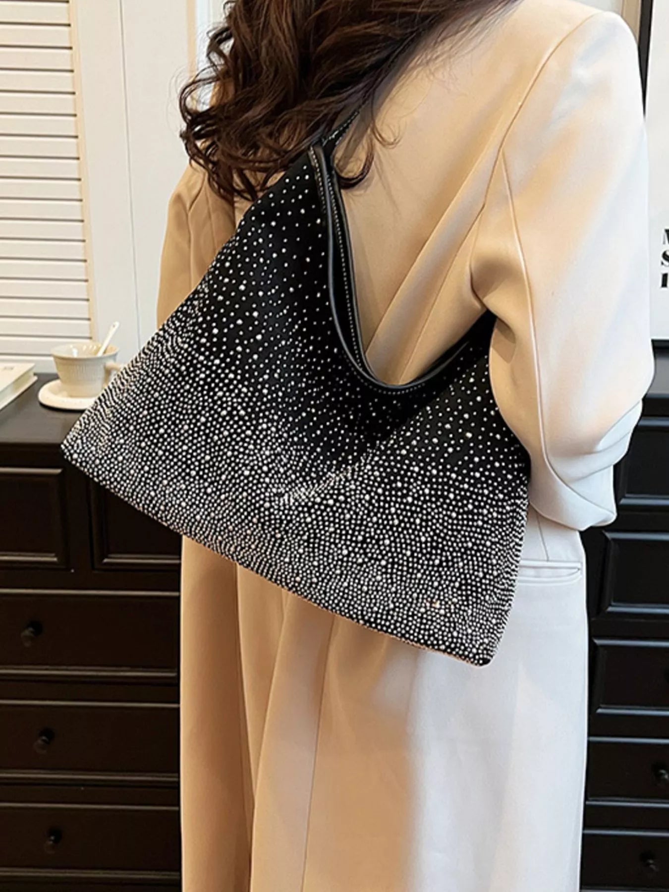 Rhinestone Tote Bag Rhinestone Tote Bag - JOJO Fashion